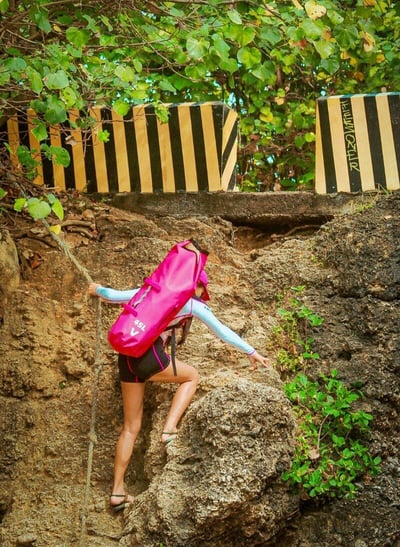 V.DIVE威帶夫 防水彈性雙肩背包45L 戶外防水包  防水背包 後背包 溯溪 潛水 騎士包 環島包 多色22