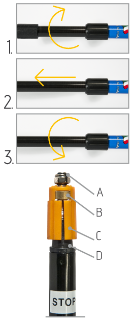 VIPOLE-SUPER HSA QL雙快調油壓避震登山杖/手杖/爬山/健行杖/義大利製/保固維修5