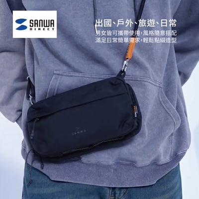 日本 SANWA SUPPLY BAG2隨身手機包 護照包 摺疊包 證件包 外出包 RFID防盜7