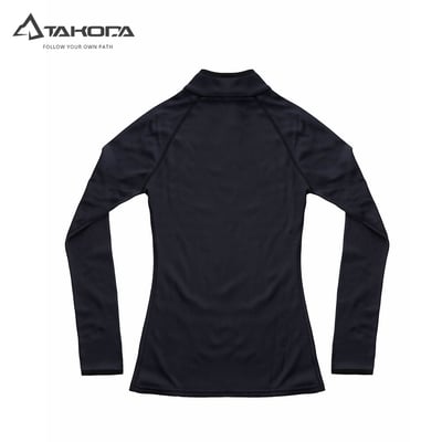 TAKODA  Maka 套頭拉鍊刷毛保暖衣 女款 黑/紫/灰/大地棕 四色9