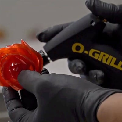 O-GRILL GJ-360輕便防風瓦斯噴槍-黑色 點火器 野外求生 生火 登山 露營 野炊 台灣製 MIT7