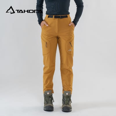 TAKODA Zuya 多口袋輕量防風防潑登山長褲 女款 三色5