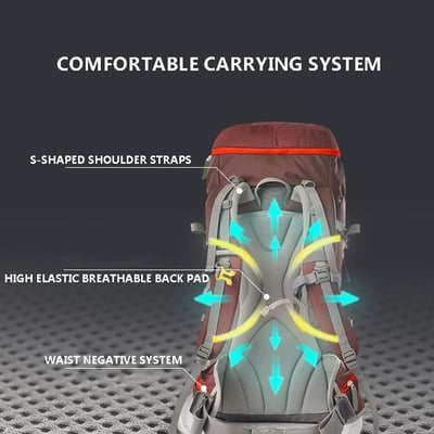 Mountaintop 50L多功能輕量透氣登山包 【贈MIT手機掛包】MPA581810