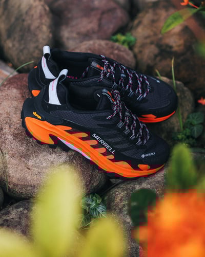 Merrell MOAB SPEED 2 GORE-TEX® 男款 防水登山鞋 黑橘色 (038393)12