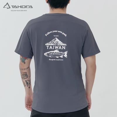 TAKODA Ogle 環保機能短袖印花系列- 台灣櫻鱒 男款 兩色9