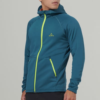 TAKODA  Skan 中層刷毛連帽外套 男款 黑色/暗岩藍 兩色6