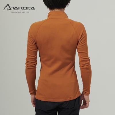 TAKODA  Maka 套頭拉鍊刷毛保暖衣 女款 黑/紫/灰/大地棕 四色22