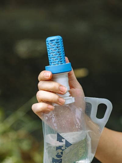 Topland 外接式行動濾水器 / 濾水器逆沖套件 新版設計 適用市面28mm口徑水袋 NEW21