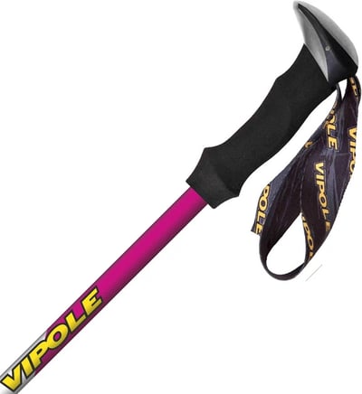 VIPOLE Trekker Violet鋁合金雙快調登山杖 粉 /7075鋁合金/義大利製造/雙系統快扣+旋鈕/維修保固5