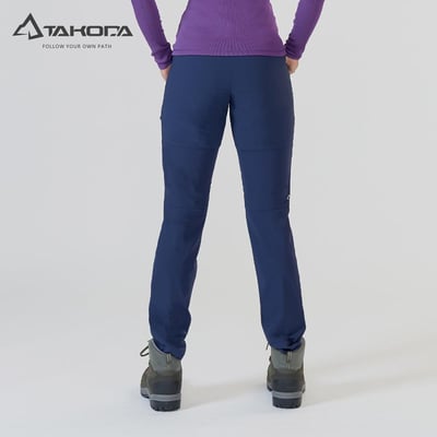 TAKODA 抗撕裂防風防潑登山長褲 女款 橄欖綠/藏青10