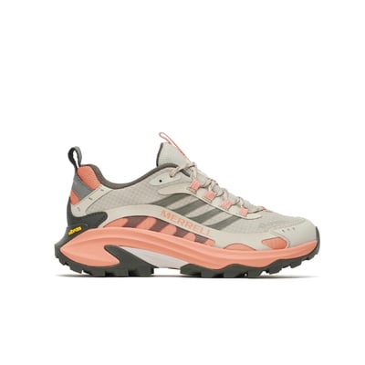 MERRELL MOAB SPEED 2 GTX 防水登山健行鞋 女款 玄武岩/朱紅色 (00005349)3