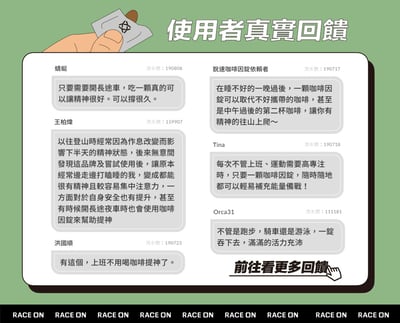 RACE ON【長時專注】雙速咖啡因雙層錠10