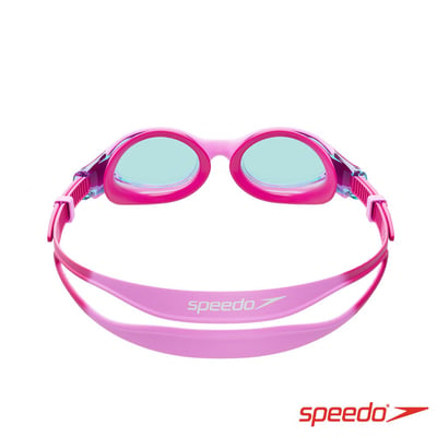 Speedo 兒童 運動泳鏡 Biofuse 2.0 電光粉/藍4