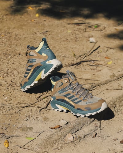 MERRELL MOAB SPEED 2 MID GTX 防水登山健行鞋 男款 棕綠色(038339)17