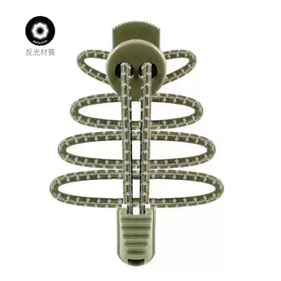 Racing Laces 運動跑步反光快扣鞋帶 多色可選 懶人鞋帶 彈性 反光設計18