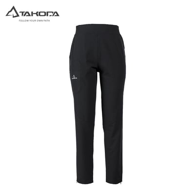 TAKODA 輕量彈性多功能快乾長褲 女款 午夜藍/黑色14
