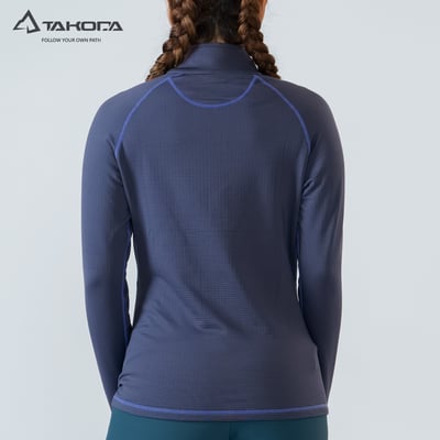 TAKODA  Maka 環保方格刷毛拉鍊保暖衣 女款 三色4