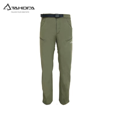 TAKODA 抗撕裂防風防潑登山長褲 男款 黑色/橄綠12