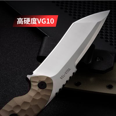 泰坦高硬度多功能户外野炊求生刀 重型加厚款 潛水刀 野營刀9