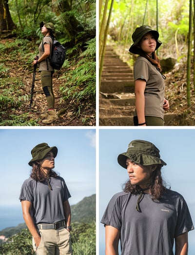 TAKODA 防潑水可收納漁夫帽 多色可選8