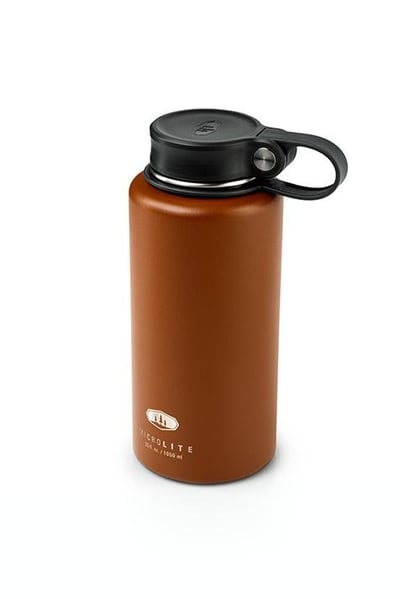 美國GSI-輕量不鏽鋼真空保溫瓶 1.0L(提環)/304不鏽鋼/輕量369g/保溫/多色可選/NEW16