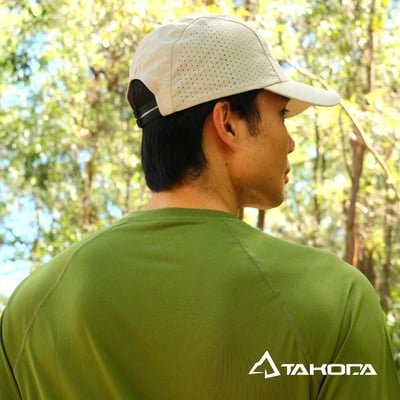 TAKODA Wiyaka 戶外透氣休閒跑帽 駝色/灰色4