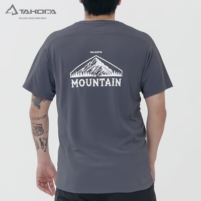 TAKODA Ogle 環保機能短袖印花系列- Mountain男款 兩色5