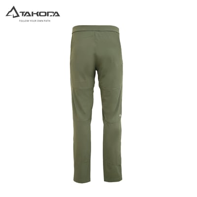 TAKODA 抗撕裂防風防潑登山長褲 男款 黑色/橄綠13