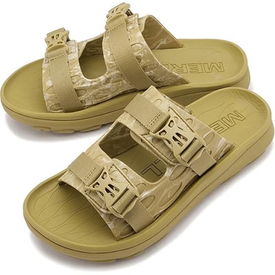 Merrell Hut Ultra Wrap 雙色迷彩 舒緩拖鞋 可調節 多色8