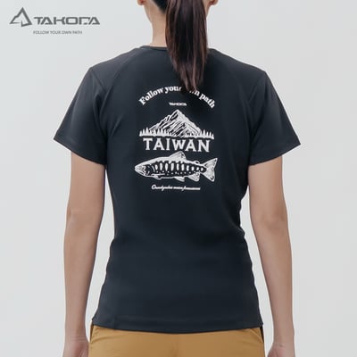 TAKODA Ogle 環保機能短袖印花系列- 台灣櫻鱒 女款 兩色2