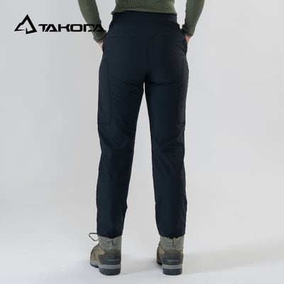 TAKODA Zuya 多口袋輕量防風防潑登山長褲 女款 三色10