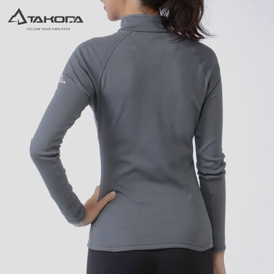 TAKODA  Maka 套頭拉鍊刷毛保暖衣 女款 黑/紫/灰/大地棕 四色18