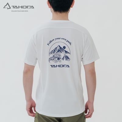 TAKODA Ogle 環保機能短袖印花系列- Outdoor Life 男款 單色4