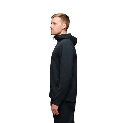 【Black Diamond】 Diverge Full Zip Hoody 保暖連帽外套 攀岩 休閒 外出 登山 跑步 黑色3