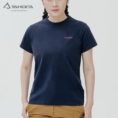 TAKODA Tipi 女純棉短袖印花系列-露營去 女款 兩色3