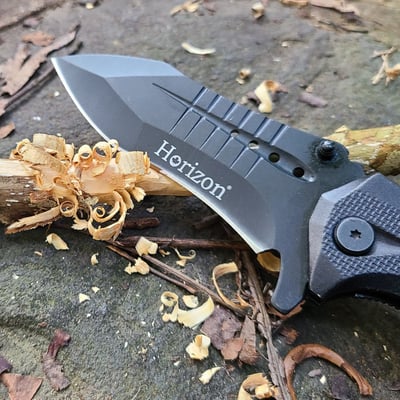 Horizon 天際線 黑化野人野外折疊刀/工具斧4