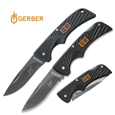 Gerber BEAR 貝爾求生系列-童軍小型折刀(半齒半刃/全刃) 野外求生 小折刀2