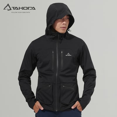 TAKODA Kinyan 彈性全防水降噪外套 男款 黑色4