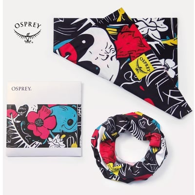 OSPREY小鹰户外魔術頭巾 男女適用 運動脖圍 面罩 防曬 透氣 神秘綻放/奇花秘境3