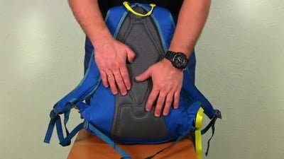 CARIBEE-X-Trek 28L後背包/休閒/旅遊/登山/透氣背墊/黑色/台灣總代理6