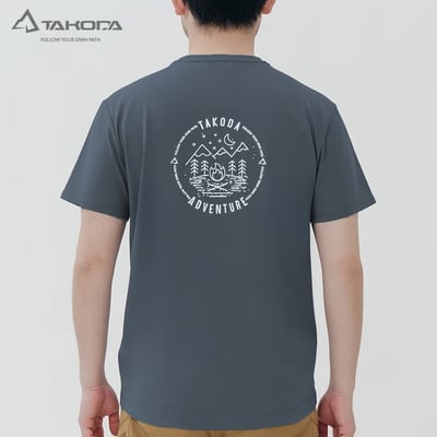 TAKODA Tipi 男純棉短袖印花系列-露營去 男款 兩色5