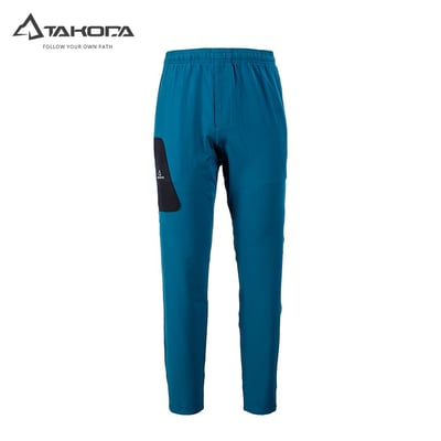 TAKODA 輕量彈性多功能快乾長褲 男款 黑色/午夜藍14