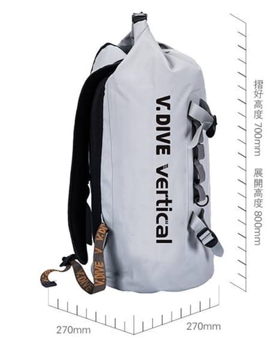 V.DIVE威帶夫 防水彈性雙肩背包45L 戶外防水包  防水背包 後背包 溯溪 潛水 騎士包 環島包 多色10