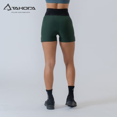 TAKODA Opo 多口袋機能跑褲 男女共版 森林綠3