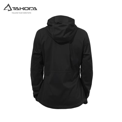TAKODA Kinyan 彈性全防水降噪外套 女款 黑色3