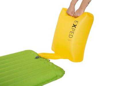 EXPED Ultra 1R 極輕量方型環保充氣睡墊 M-附防水打氣打氣袋 公司貨8