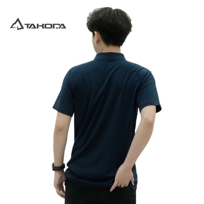 TAKODA Tipi 排汗吸臭都會休閒 POLO衫 男款 藏青色4