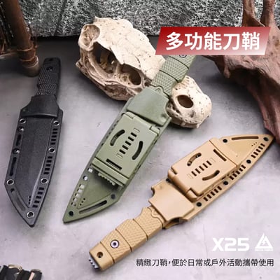 DELTA FORCE 波蘭户外多功能求生刀 潜水直刀 野營刀 高硬度3