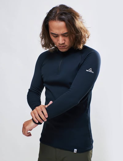 TAKODA Maka 套頭拉鍊刷毛保暖衣 男款 軍綠/黑色 兩色7