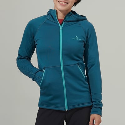 TAKODA  Skan 中層刷毛連帽外套 女款 暗岩藍/黑 兩色10